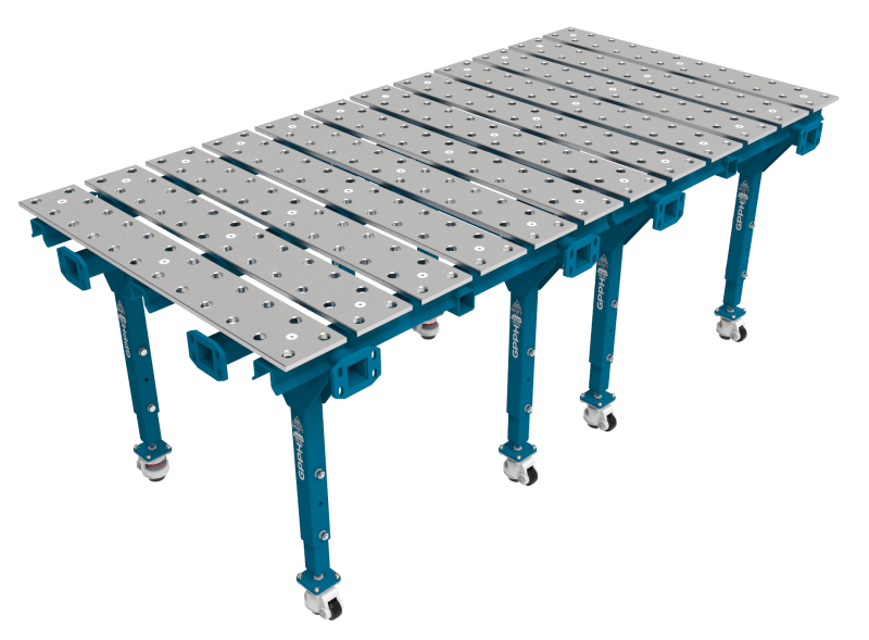Modularer Doppelschweißtisch 2400×1200 mm