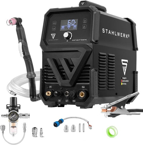 STAHLWERK Plasmaschneider CUT 60 P Digital Einzelgerät mit Zubehör bei tool for you