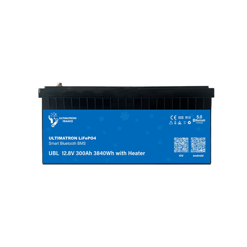 ULTIMATRON UBL-12-300H-PRO LiFePO4 Batterie 12,8 V 300 Ah mit Bluetooth & Smart BMS mit Heizung