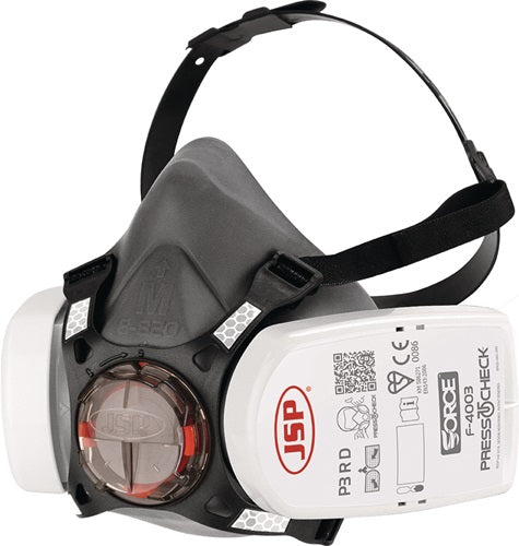 JSP Atemschutzhalbmaske Force™8 EN 140 EN 143 Press to Check inkl. P3-Filter M