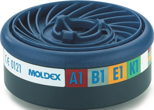 MOLDEX Gasfilter 940001 EN 14387:2021 A1B1E1K1 passend für 4000 370 738, 4000 370 739