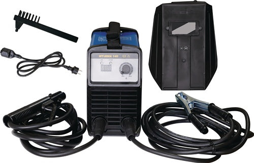WELDING TEAM Elektrodenschweißgerät WT-MMA 140 mit Zubehör 20-140 A