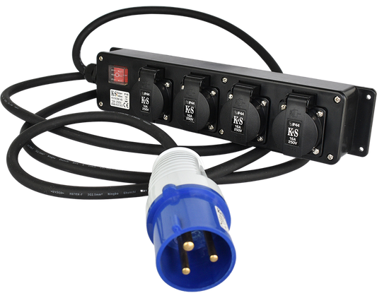 Steckdosenadapter KS EX3M-4S – Ansicht 2