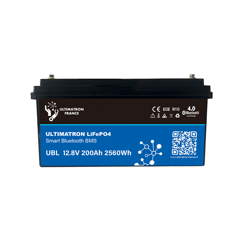 ULTIMATRON UBL-12-200-PRO LiFePO4 Batterie 12,8 V 200 Ah mit Bluetooth & Smart BMS