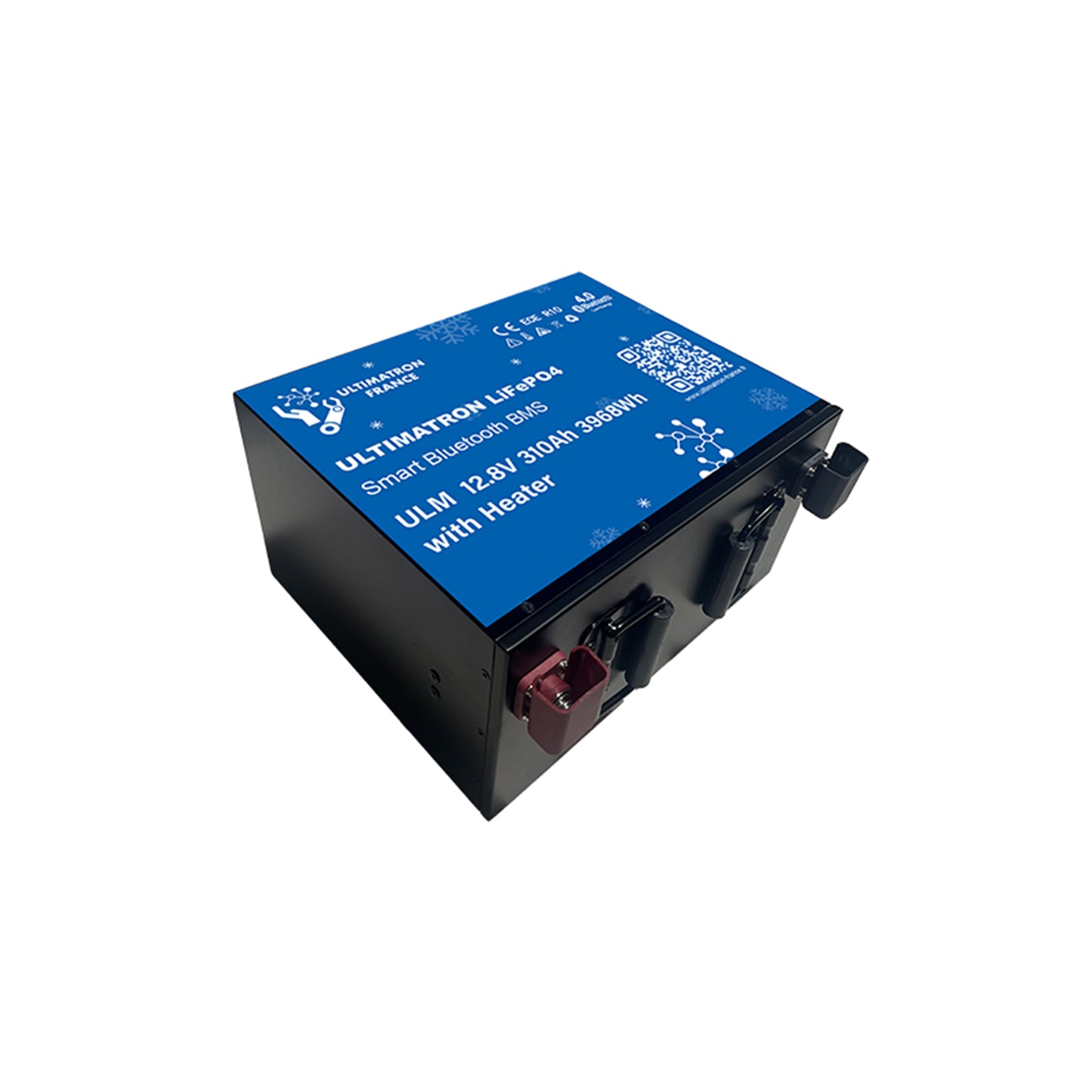 ULTIMATRON ULM-12-280 LiFePO4 Untersitz-Batterie 12,8 V 280 Ah mit Bluetooth & Smart BMS