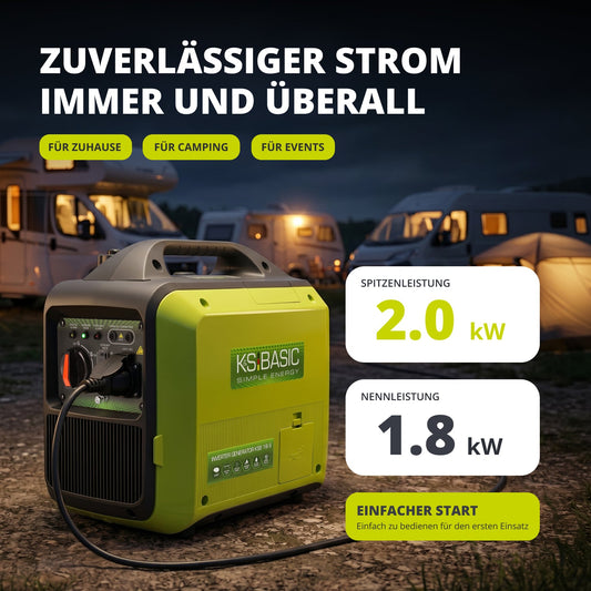 Inverter-Generator KSB 18i S – Ansicht 2