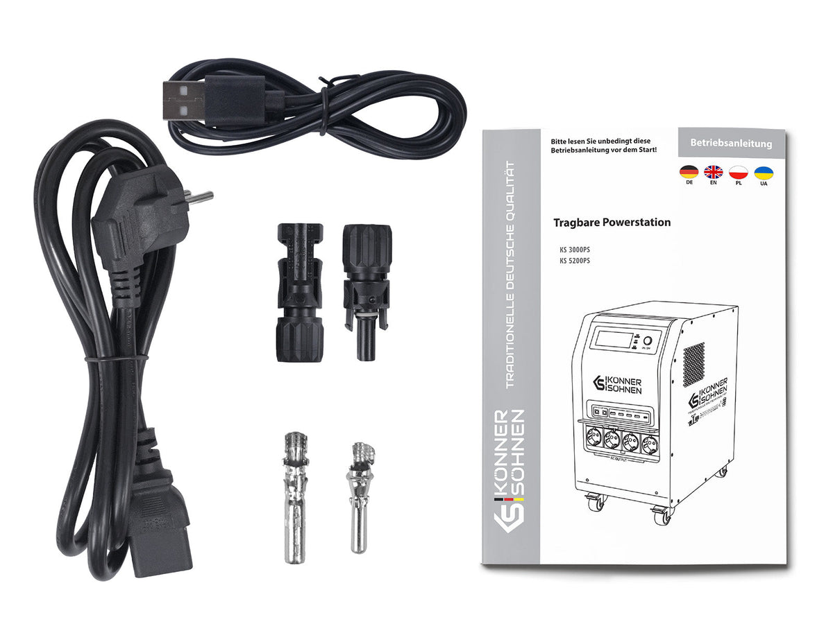 Tragbare 3-in-1-Stromstation KS 3000PS – Ansicht 19