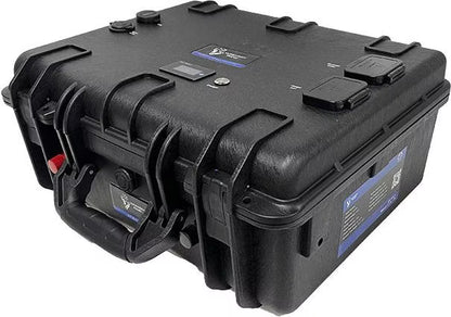 ULTIMATRON ULP-36-100 wasserdichte tragbare LiFePO4 Batterie 38,4 V 100 Ah mit Bluetooth, Smart BMS & LCD-Display
