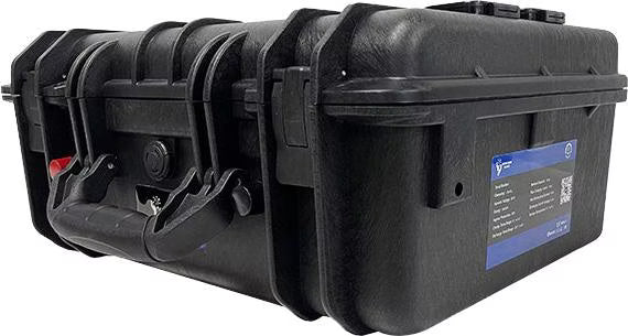 ULTIMATRON ULP-36-100 wasserdichte tragbare LiFePO4 Batterie 38,4 V 100 Ah mit Bluetooth, Smart BMS & LCD-Display