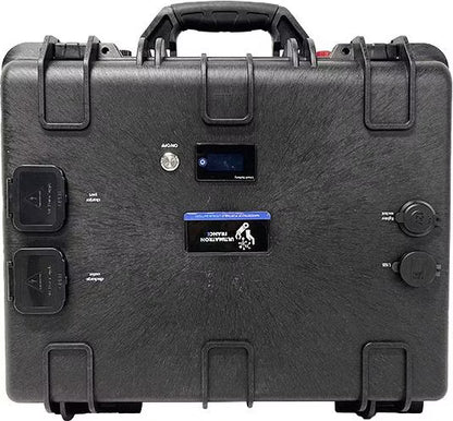 ULTIMATRON ULP-36-100 wasserdichte tragbare LiFePO4 Batterie 38,4 V 100 Ah mit Bluetooth, Smart BMS & LCD-Display