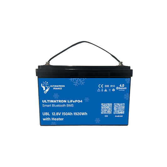 ULTIMATRON UBL-12-150H-PRO LiFePO4 Batterie 12,8 V 150 Ah mit Bluetooth & Smart BMS mit Heizung