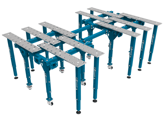Modulares Set mit großer Fläche 2630×1770 mm System Φ28 Raster 100x100mm