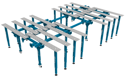 Modulares Set mit großer Fläche 4000×2670 mm System Φ28 Raster 100x100mm