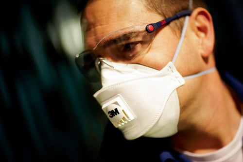 3M Atemschutzmaske Aura™ 9322+ mit Ausatemventil