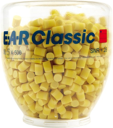 3M Gehörschutzstöpsel E-A-R™ Classic™ Refill EN 352-2:2020 SNR 31 dB 500 Paar / Dispenser