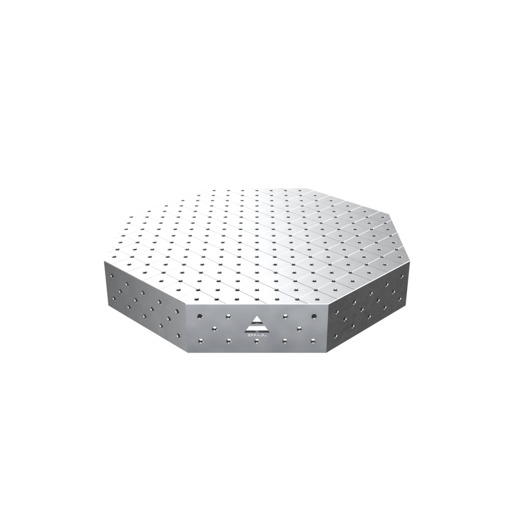 Achteckiger Schweißtisch OCT INOX 1200x1200mm