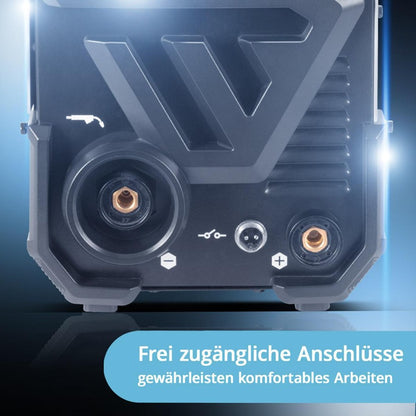 STAHLWERK FLUX 160 ST Digital Fülldrahtschweißgerät 20–160 A mit Zubehör