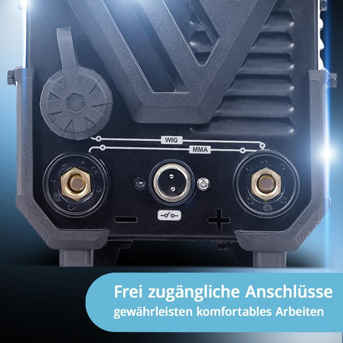 STAHLWERK DC 200 ST WIG / TIG-Schweißgerät 10–200 A mit Zubehör