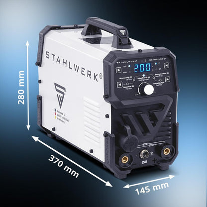 STAHLWERK DC 200 ST WIG / TIG-Schweißgerät 10–200 A mit Zubehör