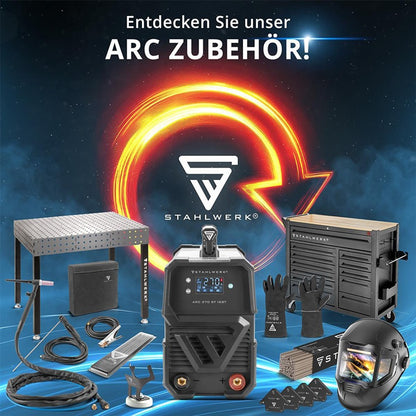 STAHLWERK ARC 200 MD Digital Elektrodenschweißgerät 10–200 A mit Zubehör