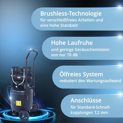 STAHLWERK Kompressor ST-308V Pro 250 l/min 8 bar 30 l