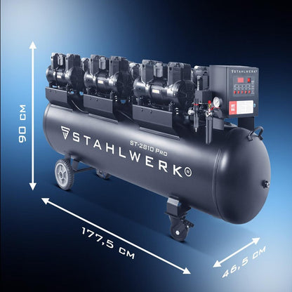 STAHLWERK Kompressor ST-2810 Pro 1500 l/min 10 bar 280 l