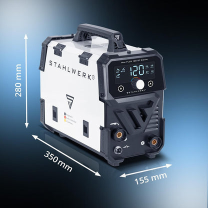 STAHLWERK Mini FLUX 120 ST Digital Fülldrahtschweißgerät 20–120 A