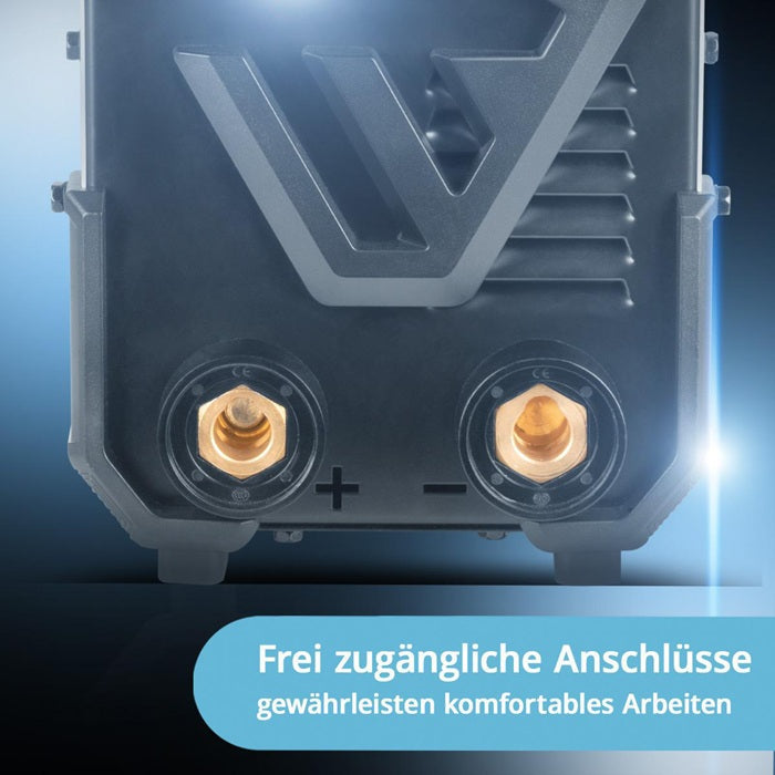 STAHLWERK ARC 200 Puls Pro Elektrodenschweißgerät 10–200 A mit Zubehör