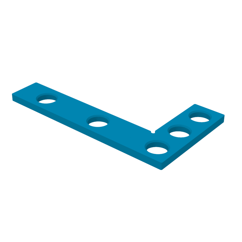 Flachwinkel 275x150mm System Φ28 Seria PLUS (12mm)