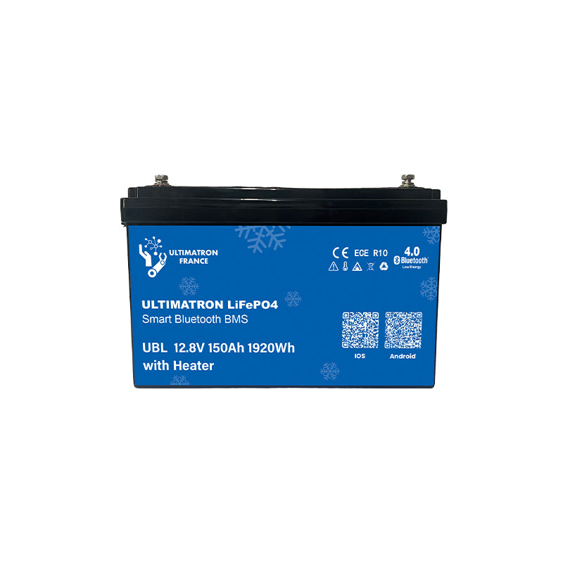 ULTIMATRON UBL-12-150H-PRO LiFePO4 Batterie 12,8 V 150 Ah mit Bluetooth & Smart BMS mit Heizung