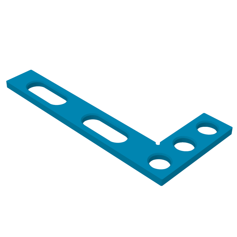 Flachwinkel 320x150mm System Φ28 Seria PLUS (12mm)
