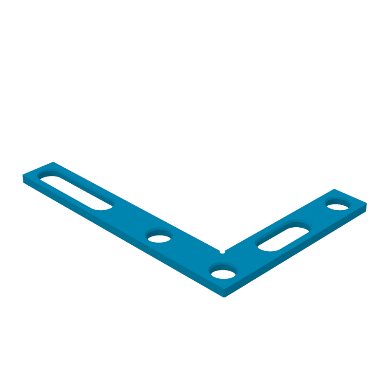 Flachwinkel 350x250mm System Φ28 Seria PLUS (12mm)