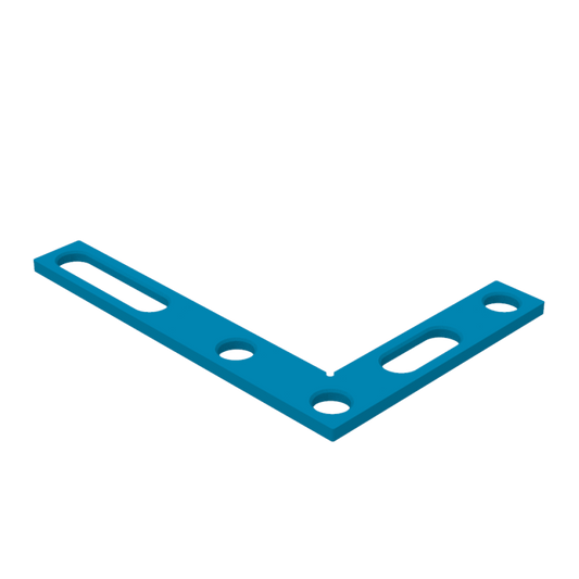 Flachwinkel 350x250mm System Φ28 Seria PLUS (12mm)