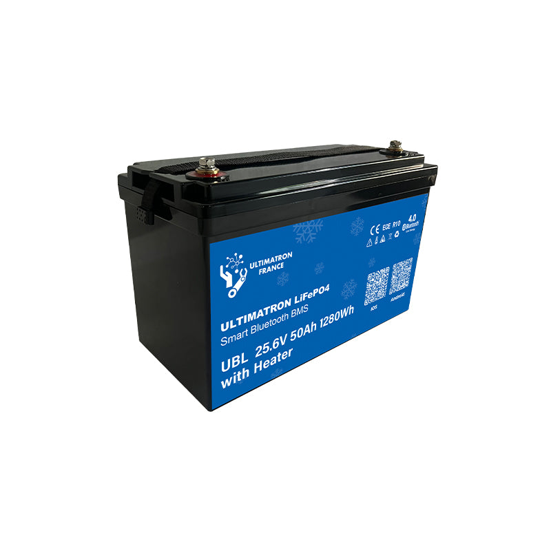 ULTIMATRON UBL-24-50 LiFePO4 Batterie 25,6 V 50 Ah mit Bluetooth & Smart BMS