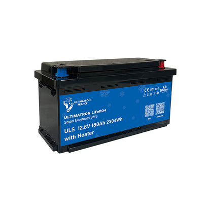 ULTIMATRON ULS-12-180H LiFePO4 Untersitz-Batterie 12,8 V 180 Ah mit Bluetooth & Smart BMS mit Heizung