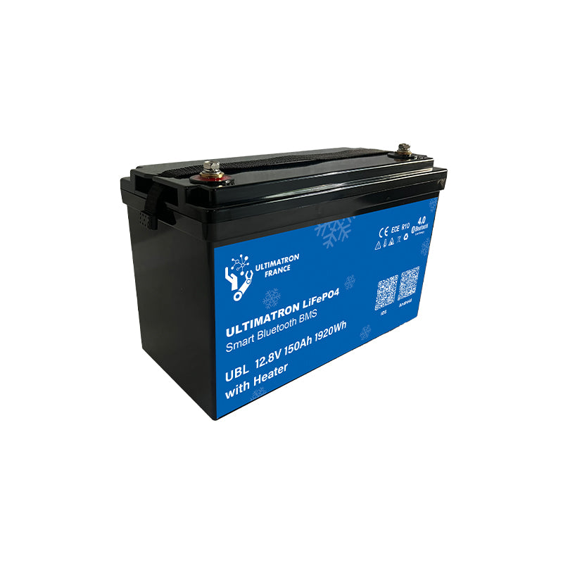 ULTIMATRON UBL-12-150H-PRO LiFePO4 Batterie 12,8 V 150 Ah mit Bluetooth & Smart BMS mit Heizung