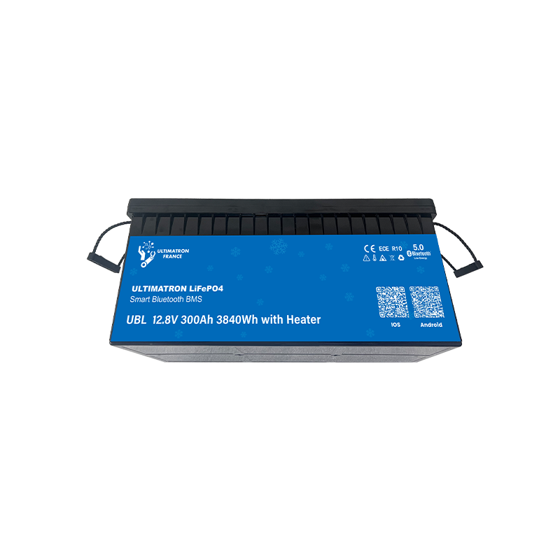 ULTIMATRON UBL-12-300H-PRO LiFePO4 Batterie 12,8 V 300 Ah mit Bluetooth & Smart BMS mit Heizung