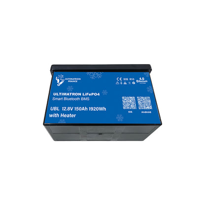 ULTIMATRON UBL-12-150H-PRO LiFePO4 Batterie 12,8 V 150 Ah mit Bluetooth & Smart BMS mit Heizung