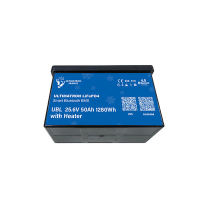 ULTIMATRON UBL-24-50 LiFePO4 Batterie 25,6 V 50 Ah mit Bluetooth & Smart BMS