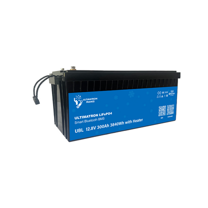 ULTIMATRON UBL-12-300H-PRO LiFePO4 Batterie 12,8 V 300 Ah mit Bluetooth & Smart BMS mit Heizung