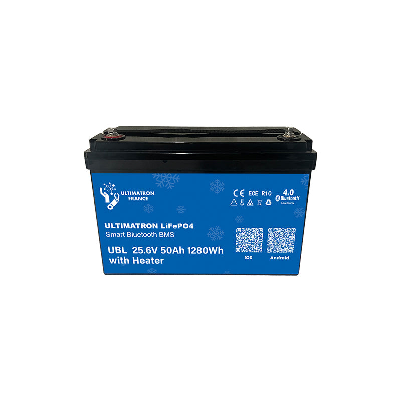 ULTIMATRON UBL-24-50 LiFePO4 Batterie 25,6 V 50 Ah mit Bluetooth & Smart BMS