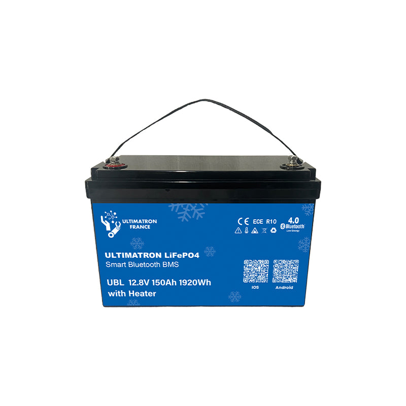 ULTIMATRON UBL-12-150H-PRO LiFePO4 Batterie 12,8 V 150 Ah mit Bluetooth & Smart BMS mit Heizung
