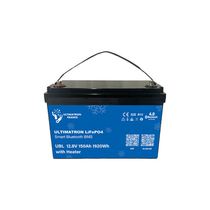 ULTIMATRON UBL-12-150H-PRO LiFePO4 Batterie 12,8 V 150 Ah mit Bluetooth & Smart BMS mit Heizung