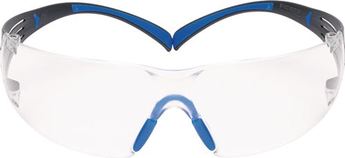 3M Schutzbrille SecureFit™ F400 EN 166 Bügel graublau, Scheibe klar Polycarbonat