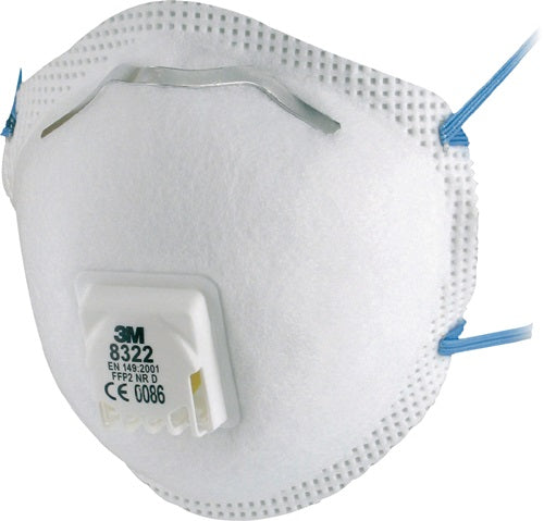 3M Atemschutzmaske 8322 FFP2 / V NR D mit Ausatemventil
