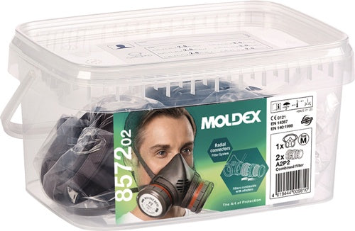 MOLDEX Atemschutzbox 857202 A2P2 – Serie 8000 1x800201,2x807001,2x850001,2x809001