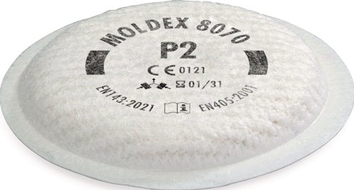 MOLDEX Partikelfilter 807001 EN 143:2021 P2 f. Serie 8000