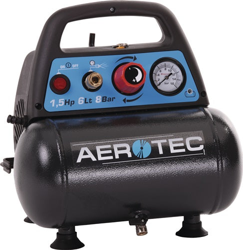 AEROTEC Kompressor Aerotec Airliner 6 200 l/min 8 bar 1,1 kW 230 V50 Hz 6 l