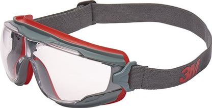 3M Vollsichtschutzbrille GoggleGear™ 500 EN 166:2001, EN 170:2002 Rahmen grau, Gläser klar Polycarbonat