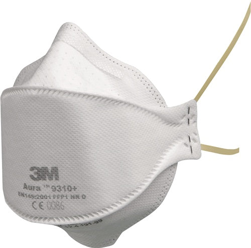 3M Atemschutzmaske Aura™ 9310+ FFP1 NR D ohne Ausatemventil faltbar